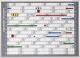 Jahresplaner f.Trägertafel B835xH590mm Jahresplanerfolie 2026 MAGNETOPLAN