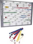 Jahresplaner f.Trägertafel B835xH590mm Jahresplanerfolie 2023 MAGNETOPLAN