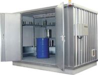 Lagercontainer B5075xT2075xH2385mm isol.f.aktive Lagerung verz.Auffangvol.1300l