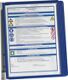 Wandhalter 5 Sichttafeln dunkelblau m.Profilrahmen DURABLE