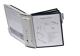 Wandhalter 10 Sichttafeln schwarz/grau PA m.Profilrahmenf.DURABLE