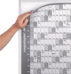 Jahresplaner Trägertafel o.Folie B865xH620mm MAGNETOPLAN