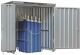 Gasflaschencontainer B2100xT1141xH2175mm verz.montiert,o.Bodenrahmen SÄBU