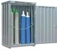 Gasflaschencontainer B1410xT1050xH2170mm verzinkt,mont.m.Bodenr.SÄBU