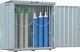 Gasflaschencontainer B2100xT1140xH2175mm verzinkt,mont.m.Bodenr.SÄBU