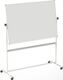 Magnetwand B1500xH1200mm weiß fahr-und drehb.projektionsfähig m.Aluminiumrahmen