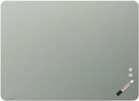 Glasboard B1200xH900mm Sicherheitsglas magn.rahmenlos,abgerundet,Sage Green