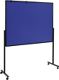 Multiboard XL B1200xH1500mm wendbar/fahrb.lack.ST/Filzbezug blau LEGAMASTER