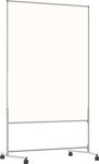 Moderationswand B1200xH1500mm fahrbar Whiteboard weiss