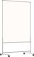 Moderationswand B1200xH1500mm fahrbar Whiteboard weiss