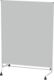 Mobile Stellwand B1200xH1500mm fahrbar Textilbezug grau