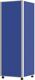 Litfasssäule B620xH1800mm fahrbar Textilbezug königsblau