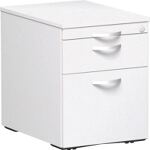 Rollcontainer Cyro H565xB438xT600mm weiß 1Utensilienauszug 1Schubl.1Reg.Auszug