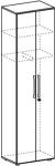 Garderobenschrank H2160xB800xT420mm weiß 2 Türen,2 Ablagen abschl.GERAMÖBEL