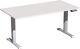 Schreibtisch Elevate Plus H630-1280xB1600xT800mm lichtgrau/silber