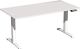 Schreibtisch Elevate Plus H630-1280xB1600xT800mm lichtgrau/weiß