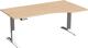 Schreibtisch Elevate Plus H630-1280xB1800xT800/1000mm PC-Form re.Buche/weiß