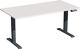 Schreibtisch Elevate Plus H630-1280xB1600xT800mm lichtgrau/anthrazit