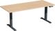 Schreibtisch Elevate Plus H630-1280xB1800xT800mm Buche/anthrazit