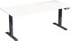 Schreibtisch Elevate Plus H630-1280xB1800xT800mm weiß/anthrazit