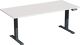 Schreibtisch Elevate Plus H630-1280xB1800xT800mm lichtgrau/anthrazit
