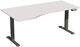 Schreibtisch Elevate Plus H630-1280xB1800xT800/1000mm PC-Form li.grau/anthrazit