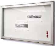 Schaukasten MEDIA-AR12 12x A4 B1010xH1010mm Rahmen rd.f.Innen u.Außen