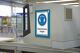 Klappr.Plakatmaß DIN A4 Klemmprofil 20mm signalblau pulv.WSM