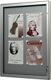 Plakatschaukasten DIN A4 B290xH377mm Rahmen rd f.Aussenbereich WSM