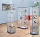 Glasvitrine Ø560xH1800mm rd.Glas