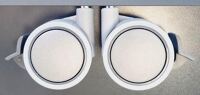 Rollensatz Silbergrau f.Vitrinen BST Systeme