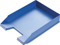 Briefablage f.DIN A4-C4, NW-Nr.: 9000493441 Ku.blau H67xB254xT347mm, m.Griffmulde u.Beschriftungsfeld HELIT  