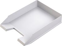 Briefablage f.DIN A4-C4, NW-Nr.: 9000493442 Ku.lichtgrau, H67xB254xT347mm m.Griffmulde, u.Beschriftungsfeld HELIT  