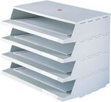 Briefablagesystem, NW-Nr.: 9000493452 Set C4, grau   