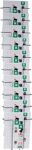 Prospekthalter 10 Fächer, NW-Nr.: 9000493600 DIN A4 f.Wandbefestigung, H1152xB232xT75mm Draht silber  