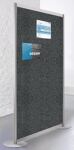 Stellwandsystem Brandschutz B1 1980x1000x40 Filz dunkelgrau BST Systeme