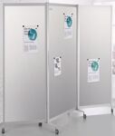 Faltstellwand Brandschutz B1 1900x800x75 STA silber BST Systeme