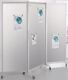 Faltstellwand Brandschutz B1 1900x800x75 STA silber BST Systeme
