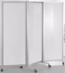 Faltstellwand Brandschutz B1 1900x800x75 Whiteboard weiss BST Systeme