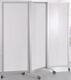 Faltstellwand Brandschutz B1 1900x800x75 Whiteboard weiss BST Systeme