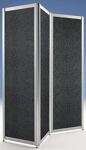 Faltstellwand Kein Brandschutz 1800x600x24 Filz dunkelgrau BST Systeme