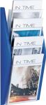 Prospekthalter, NW-Nr.: 9000493711 H540xB280xT80mm DIN A4, hoch blau   