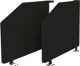 Akustik-Seitenwand Grundset a 2 St.graumeliert B735xH500mm
