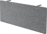 Akustik-Knieraumblende z.Mont.unter dem Schreibtisch graumeliert B1195xH500mm