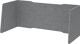 Akustik-Einhausung 3-seitig grau-meliert B1540xH605mm HAMMERBACHER