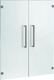 Glastür M-ove B.760mm 3 OH silber