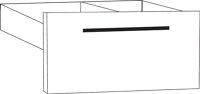 Schubladeneinsatz M-ove B.760mm 1 OH graphit 2 St./Karton