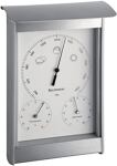 Wetterstation, NW-Nr.: 9000495041 H215xB145xT70mm, silber/weiß Alu/KU f.innen/außen TFA  