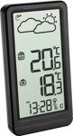Wetterstation H158xB83xT20mm schwarz Ku.f.in.inkl.Außensender