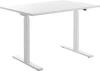 Schreibtisch H700-1200xB1200xT800mm weiß rechteckige Form C-Fuß TOPSTAR